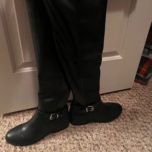 Black over the knee boots